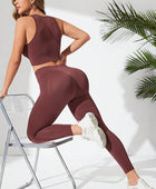 Ribbed Tank and Active Leggings Set - Body By J'ne