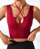 Cutout Wide Strap Active Tank - Body By J'ne