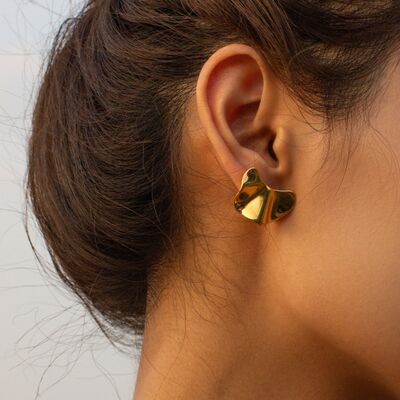Irregular 18K Gold-Plated Earrings - Body By J'ne