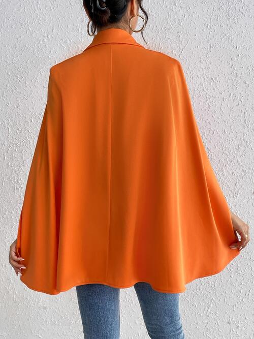 Button Up Cape Sleeve Blazer - Body By J'ne