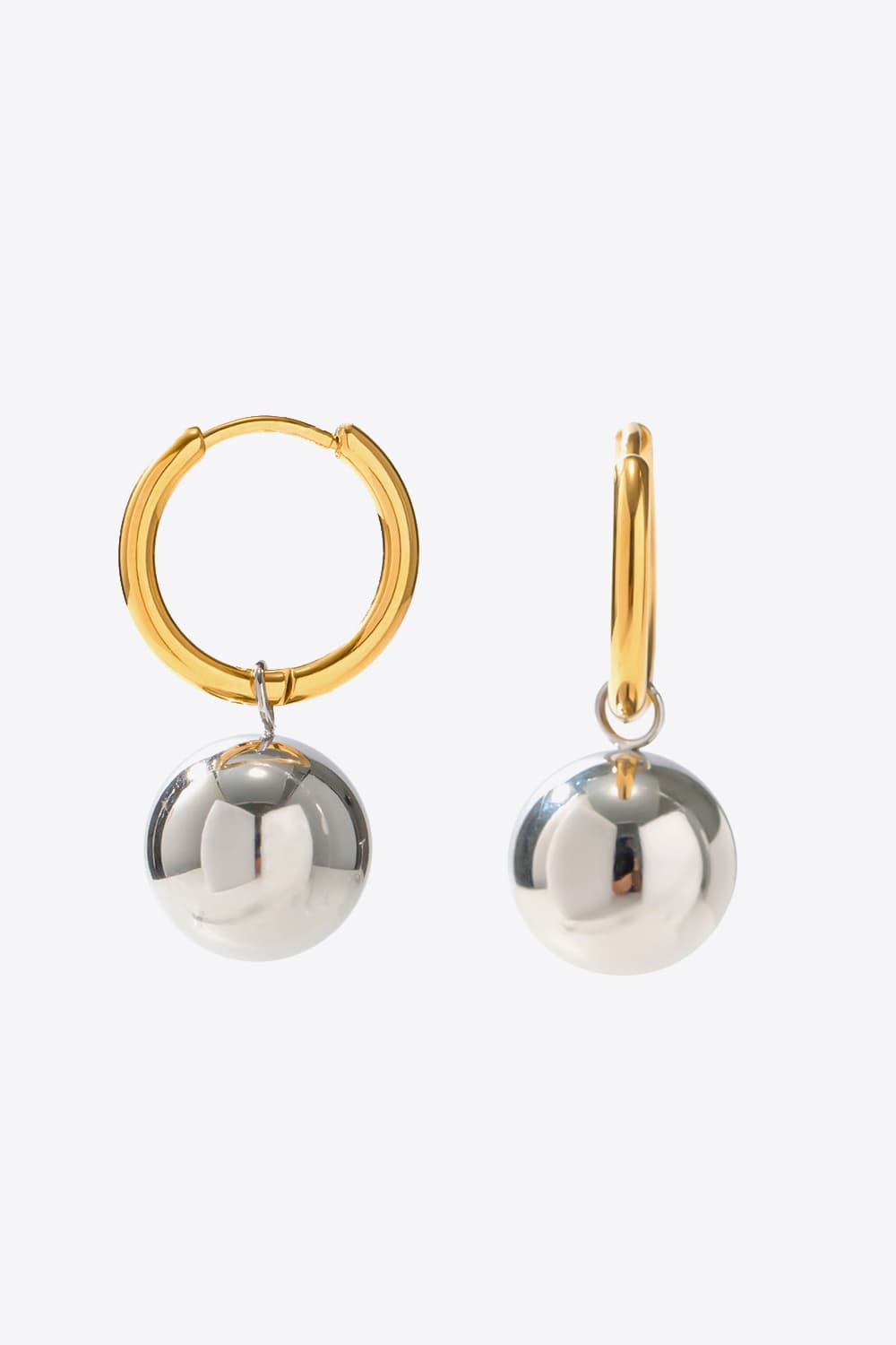 18K Gold-Plated Copper Ball Drop Earrings - Body By J'ne