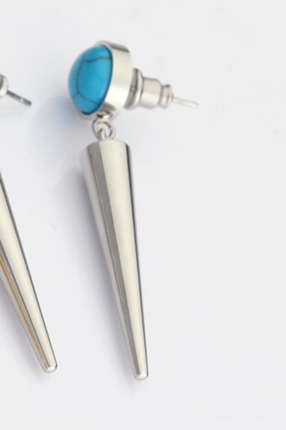 18K Stainless Steel Turquoise Drop Earrings - Body By J'ne