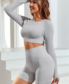 Round Neck Long Sleeve Active Top - Body By J'ne