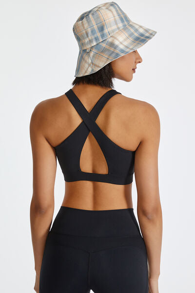 Ruched Crisscross Active Tank - Body By J'ne