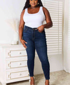 Full Size Skinny Jeans with Pockets - Body By J'ne