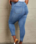 Janavie Full Size High Waisted Pull On Skinny Jeans - Body By J'ne