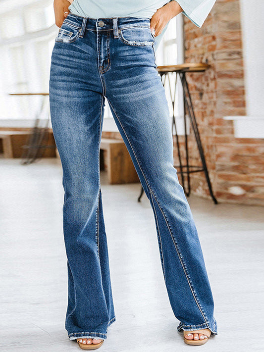 Cat's Whiskers Bootcut Jeans with Pockets - Body By J'ne