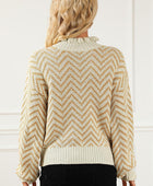 Mock Neck Drop Shoulder Sweater - Body By J'ne