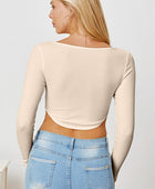 Ribbed Long Sleeve T-Shirt - Body By J'ne