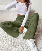 Ribbed High Waist Pants - Body By J'ne