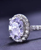 2 Carat Moissanite 18k Platinum-Plated Ring - Body By J'ne