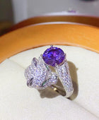 2 Carat Moissanite Adjustable Animal Bypass Ring - Body By J'ne