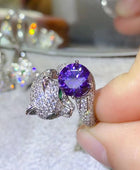 2 Carat Moissanite Adjustable Animal Bypass Ring - Body By J'ne