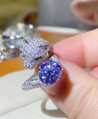 2 Carat Moissanite Adjustable Animal Bypass Ring - Body By J'ne