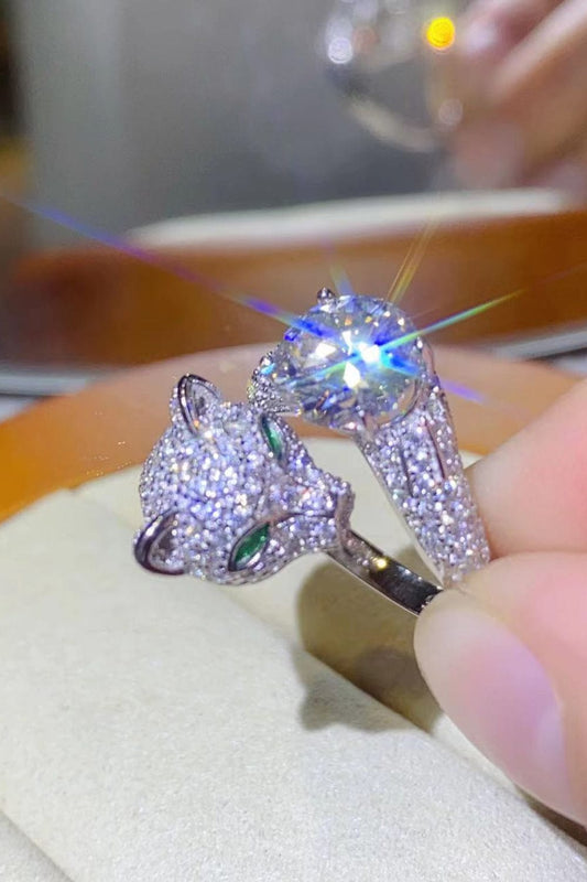 2 Carat Moissanite Adjustable Animal Ring - Body By J'ne