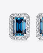 2 Carat Moissanite Stud Earrings in Indigo - Body By J'ne