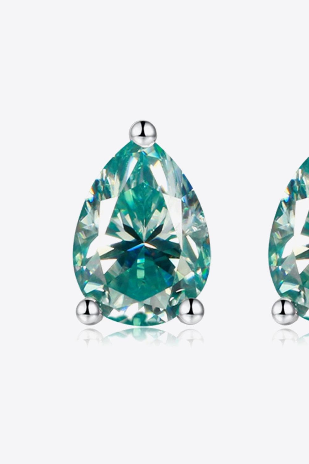 2 Carat Moissanite Teardrop Earrings - Body By J'ne