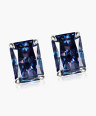 2 Carat Rectangle Moissanite 4-Prong Stud Earrings - Body By J'ne