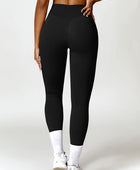 Twisted High Waist Active Pants with Pockets - Body By J'ne