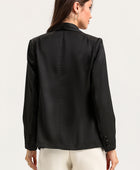 Long Sleeve Shawl Collar Blazer - Body By J'ne