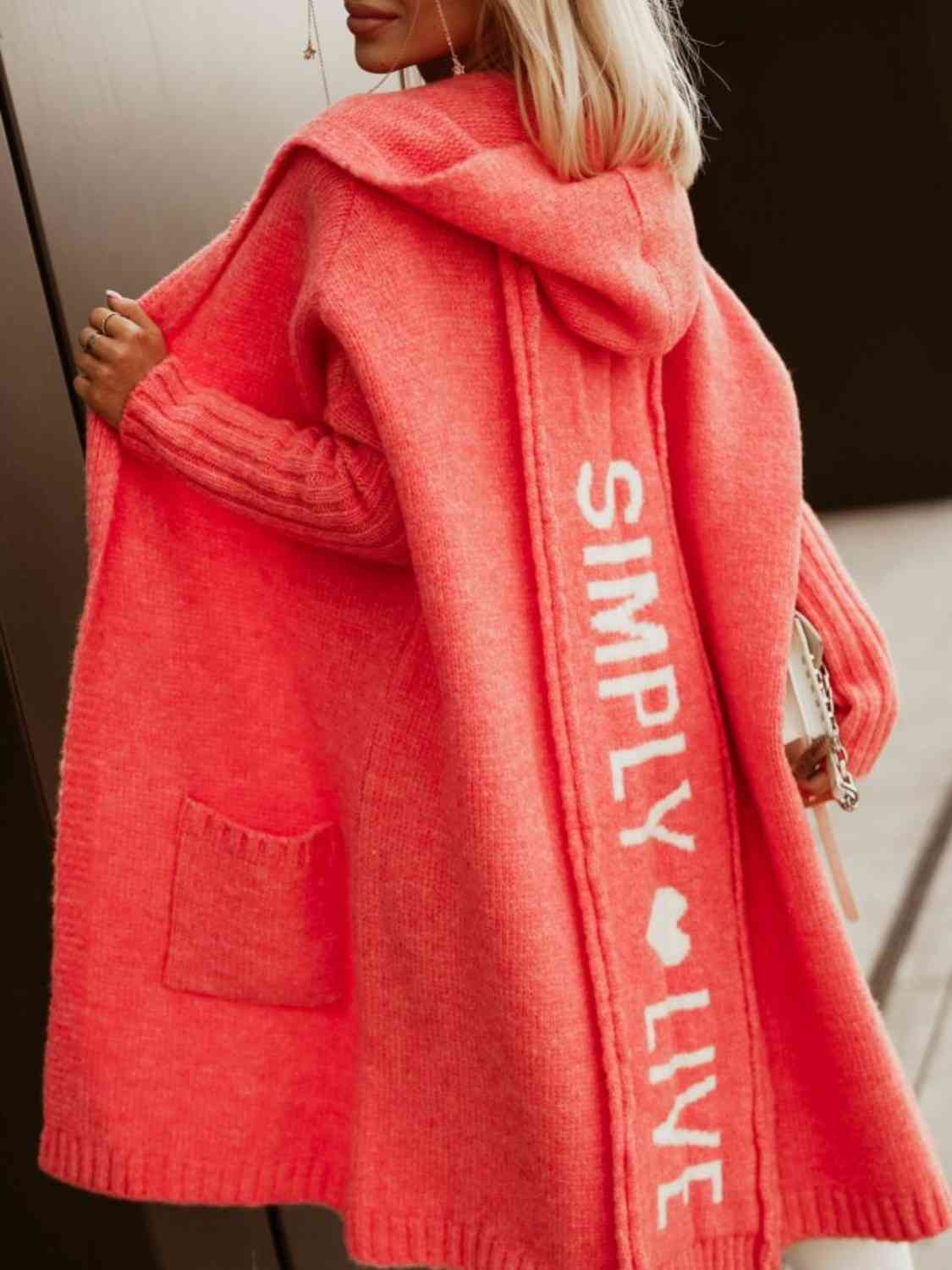 SIMPLY LIVE Hooded Cardigan - Body By J'ne