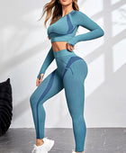 Round Neck Long Sleeve Top and Leggings Active Set - Body By J'ne