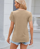 V-Neck Short Sleeve T-Shirt - Body By J'ne