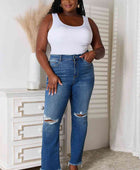 No limits Distressed Raw Hem Jeans - Body By J'ne