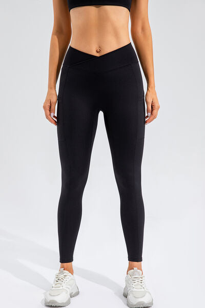 High Waist Active Leggings with Pockets - Body By J'ne