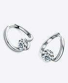 2 Carat Moissanite 925 Sterling Silver Heart Earrings - Body By J'ne