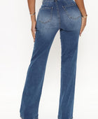 Raw Hem High Waist Jeans - Body By J'ne