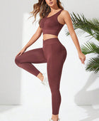 Ribbed Tank and Active Leggings Set - Body By J'ne