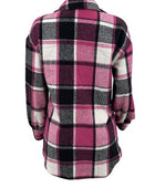 Plaid Button Up Dropped Shoulder Jacket - Body By J'ne