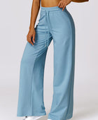 Drawstring High Waist Active Pants - Body By J'ne