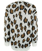Leopard Open Front Dropped Shoulder Cardigan - Body By J'ne