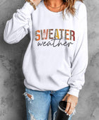 Sweater Weather Vibrant Monogram Sweatshirt - Body By J'ne