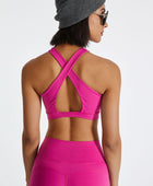 Ruched Crisscross Active Tank - Body By J'ne