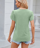 V-Neck Short Sleeve T-Shirt - Body By J'ne