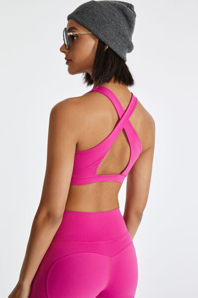 Ruched Crisscross Active Tank - Body By J'ne