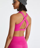 Ruched Crisscross Active Tank - Body By J'ne