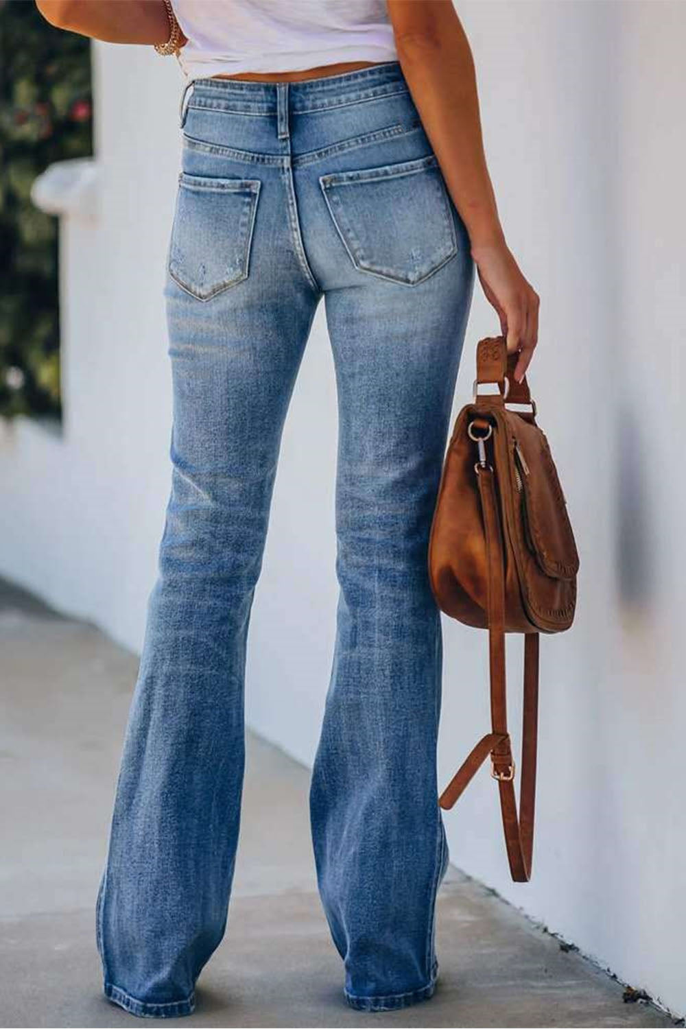 Buttoned Long Jeans - Body By J'ne