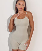 Spaghetti Strap Active Romper - Body By J'ne