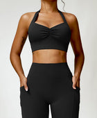 Halter Neck Active Bra - Body By J'ne