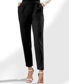 High Waist Straight Pants with Pockets - Body By J'ne