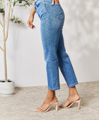 Utopia Full Size High Waist Straight Jeans - Body By J'ne