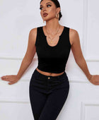 Brunch Vibes Notched Neck Tank - Body By J'ne