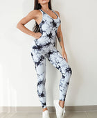 Printed Crisscross Wide Strap Jumpsuit - Body By J'ne