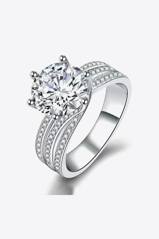 3 Carat Moissanite Three-Layer Ring - Body By J'ne