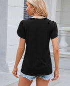 V-Neck Short Sleeve T-Shirt - Body By J'ne