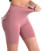 Pocketed High Waist Active Shorts - Body By J'ne